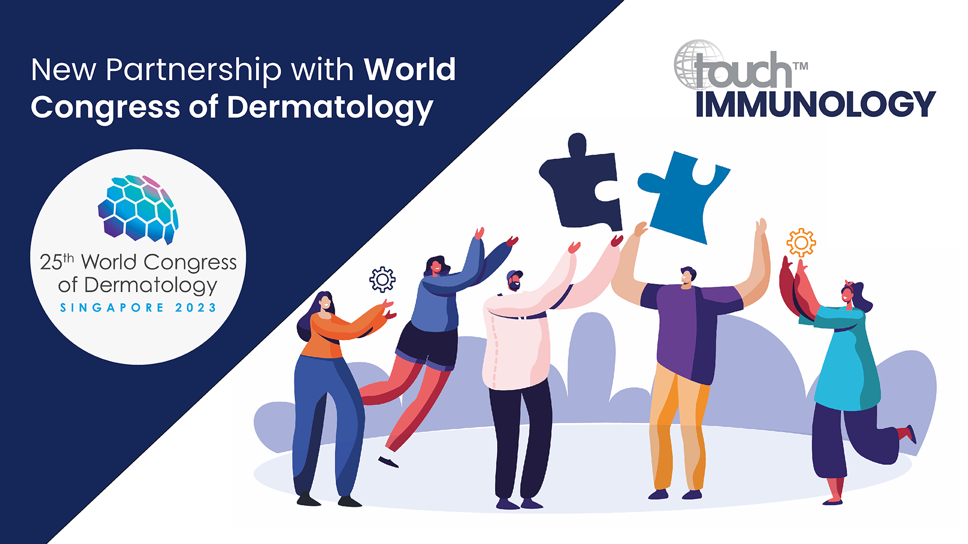 NEW Partnership with World Congress of Dermatology (WCD) touchCORPORATE
